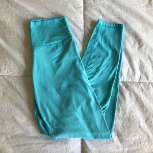 Small NVGTN Turquoise Signature Leggings